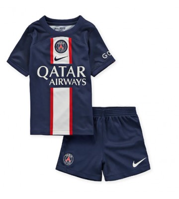 Paris Saint-Germain Hjemmedraktsett Barn 2022-23 Kortermet (+ Korte bukser)